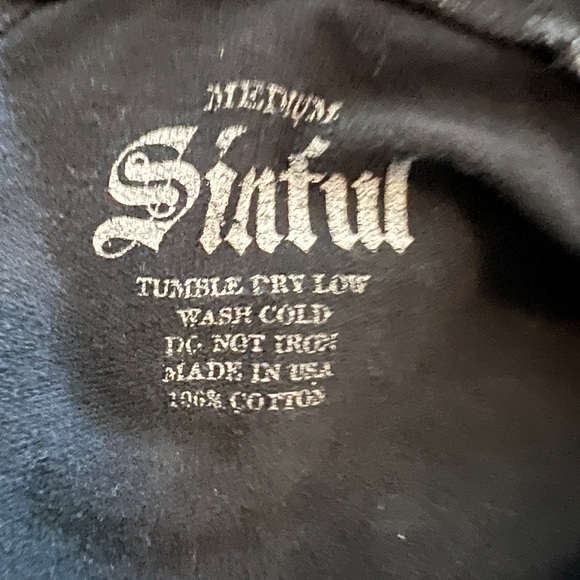 Black Sinful hoodie size medium - Picture 5 of 5